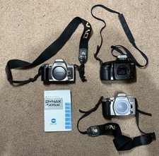 Pacchetto Joblot fotocamera pellicola Minolta Dynax 505si/Dynax 300si/Dynax 404si - testato