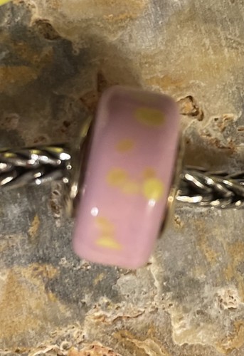 Perline ohm rosa giallo - perline,