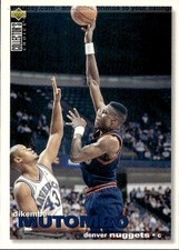card NBA # 28 Dikembe Mutombo