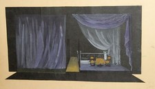 Dipinto a guazzo firmato per