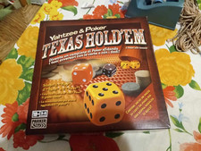 gioco da tavolo texas hold'em yathzee & poker carte e fiches