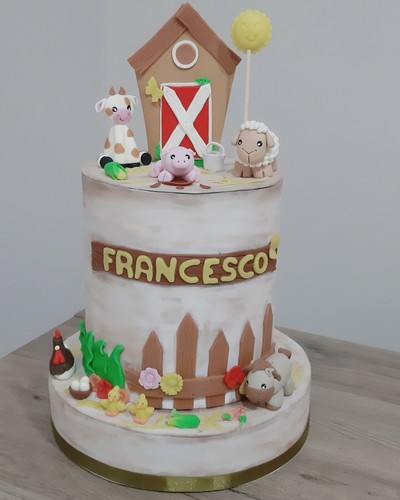 Torta scenografica tema la - ,