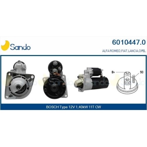 Motorino avviamento sando - di,