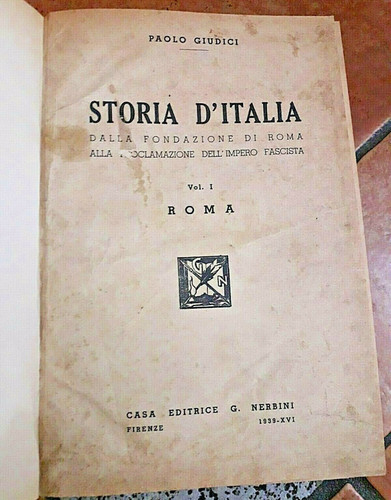 Storia italia vol roma - -,