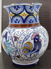 ZANZI VINI DI ROMAGNA - CARAFFA CERAMICA CACF FAENZA PUBBLICITARIA