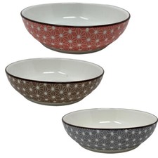 4 ciotole colorate in ceramica