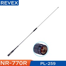 REVEX NR-770R Antenna doppia banda UHF/VHF PL-259 per radio mobile e walkie talkie
