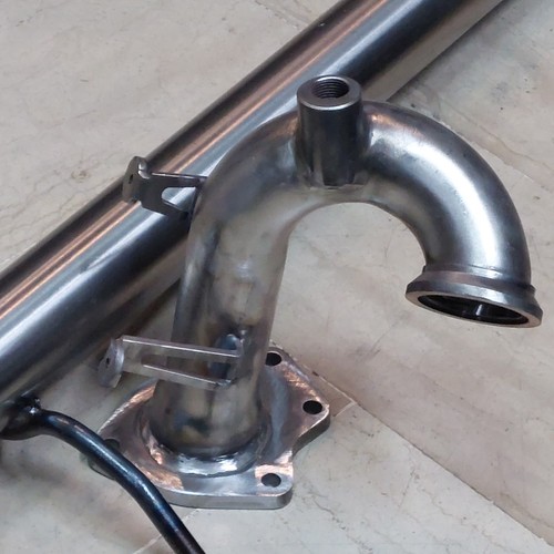 Downpipe 147 tubo elimina - downpipe, +