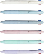 4 Colori Penna Multicolore, 4 in 1 Biro Retrattile a Scatto 0,5 Mm Penne a Sfera