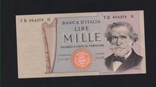 ITALIA - 1000 lire VERDI -