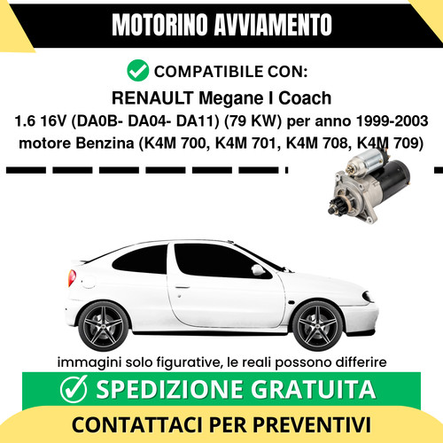 Motorino avviamento renault - motorino,