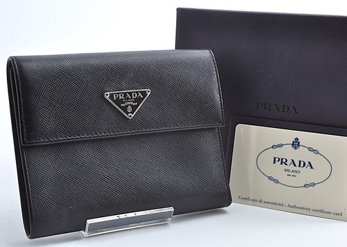 Prada portafoglio tri fold - portafoglio, tri-fold