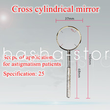 Per Specchio cilindrico Optometria degli occhiali Prova il grado di astigmatismo