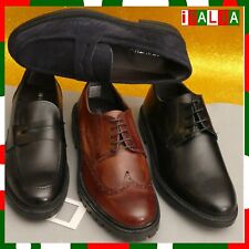 SCARPE UOMO pelle classiche  MOCASSINO stringate College Derby Francesin   VVV