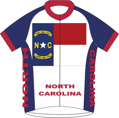 North carolina flag bike - north,