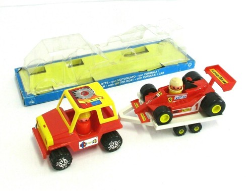 Giocattolo jeep con carrello - con,