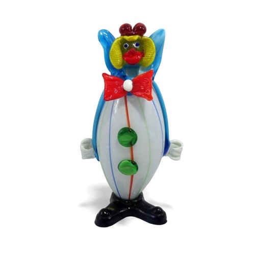 Vetro murano clown blu - vetro,