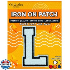 Toppe Ferro su Lettere - Patch