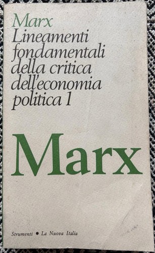 Marx lineamenti fondamentali - lineamenti,