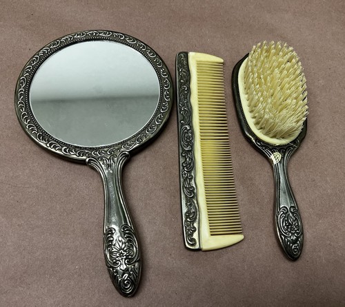 Vanity set vintage placcato - vintage,,