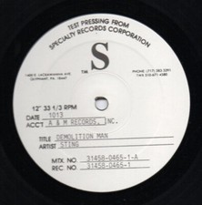 Sting/The Police - Demolition