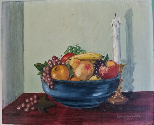Antico dipinto olio - , firmato