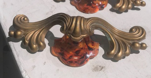 Sei pomelli vintage - , decò