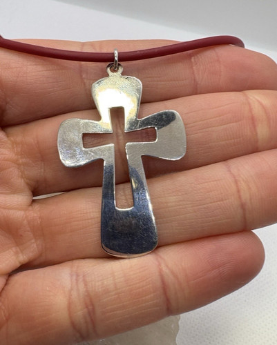 Collana corda gomma rossa