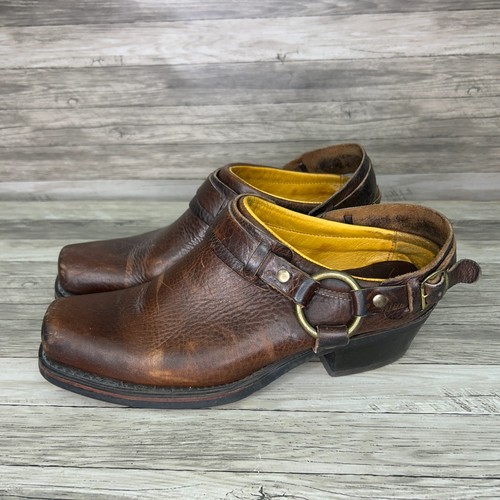 Zoccoli frye harness mules - harness, in