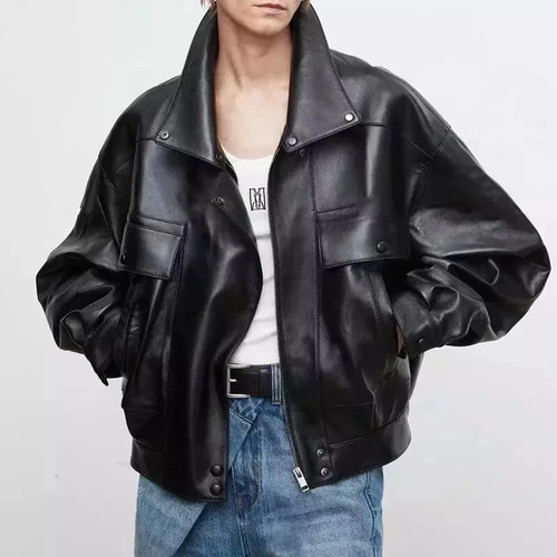 Giacca bomber oversize - , nera