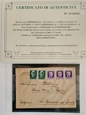 storia postale regno lotti