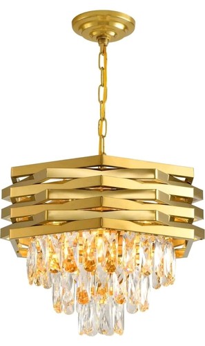 Lampadario cristallo oro - ,, luci