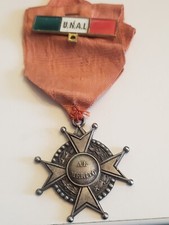 medaglia croce al merito con fascetta UNAl smaltata