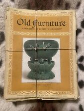 9 X OLD FURNITURE antique