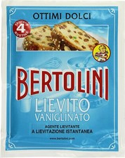 LIEVITO VANIGLINATO BERTOLINI MARIAROSA IDEALE PER DOLCI E TORTE BUSTA 64g 4x16g