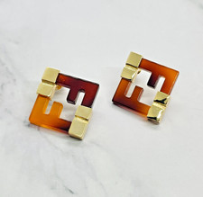 Orecchini Monogramma Ambra