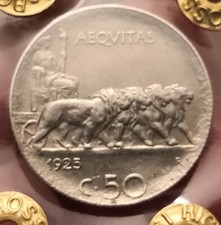 Moneta centesimi 1925 leoni - centesimi,