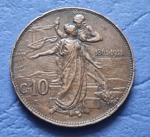 Moneta regno italia re - moneta, d'italia