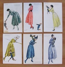 Serie Completa 6 Cartoline LE