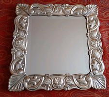 Specchio da Tavolo In Argento Vintage 