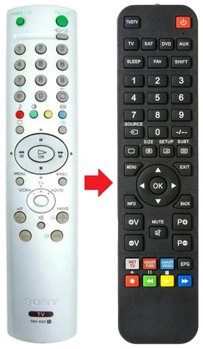 Telecomando adatto per sony - telecomando,