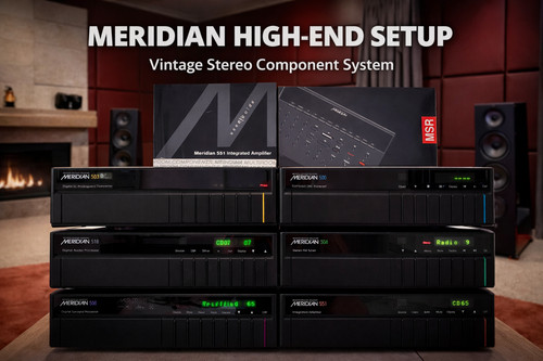 Meridian high end setup - meridian, high-end