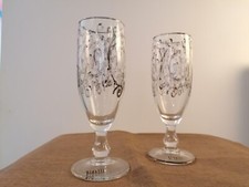 RIGATTI, 2 flutes champagne in