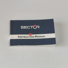 Sector Manuale d'uso - Instruction manuale - in dotazione ad cronometro 