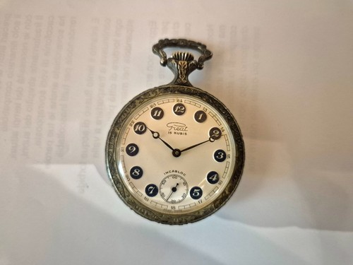 Orologio tasca vintage con - ,