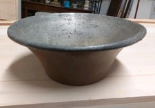 ANTICO CATINO VACINELLA IN RAME DATATO 1864