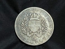 5 Lire 1821 VEI   Regno di Sardegna   capsula omaggio