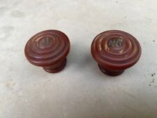 Coppia pomelli per cruscotto auto d'epoca