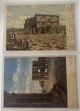 Lotto Di 2 Cartoline Illustrate Da Dandolo Bellini Viaggiate