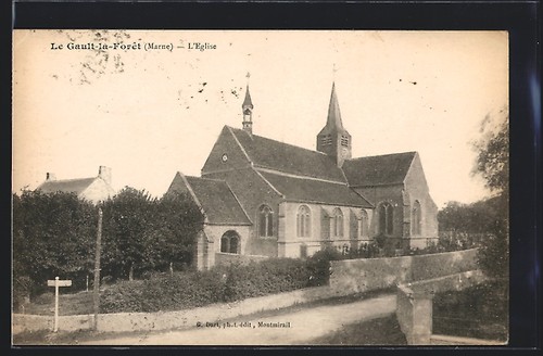 Cpa gault forêt - le, gault-la-forêt